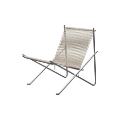 PK4™ stol, matpoleret rustfrit stål/natur