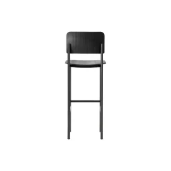 Plan Barstool, black lacquered ash/black