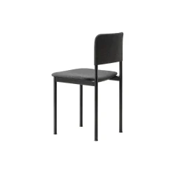 Plan Chair Fully Upholstered, black/Re-wool 198