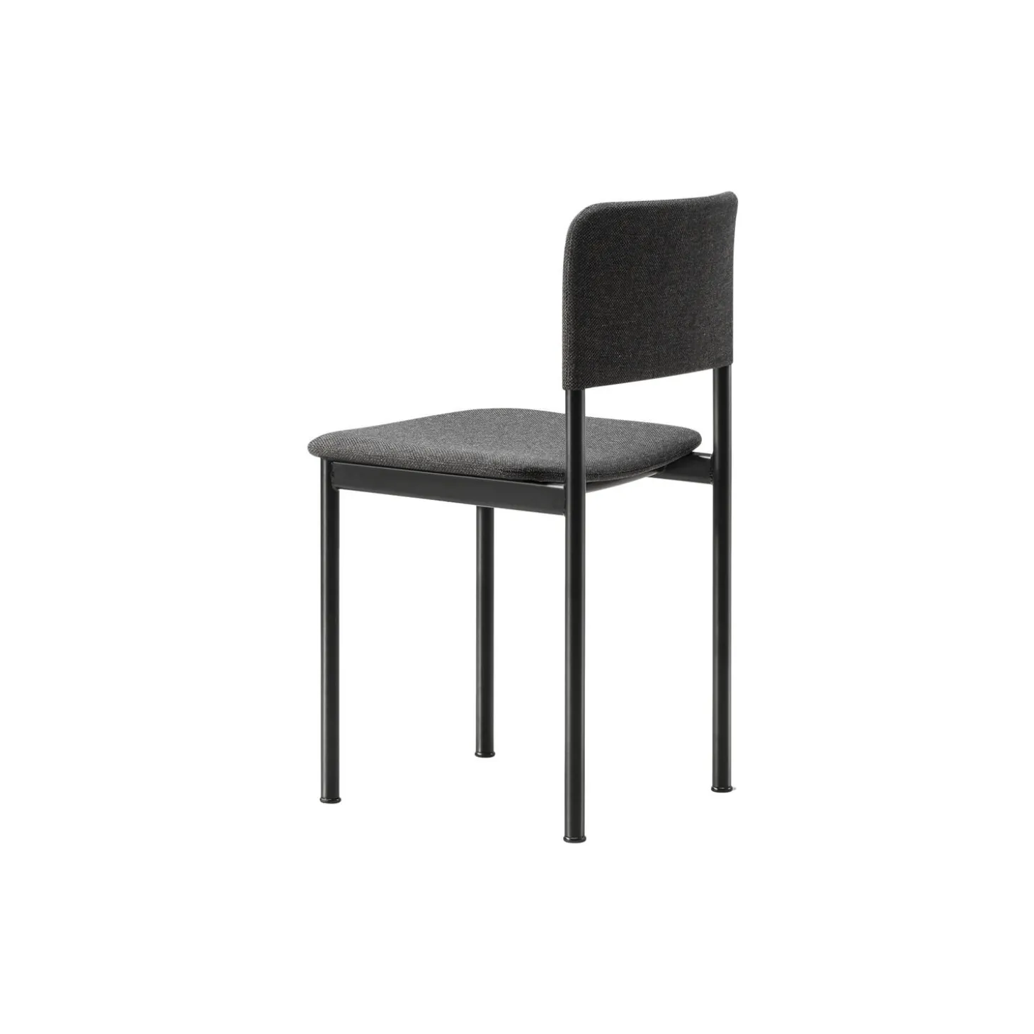 Plan Chair Fully Upholstered, black/Re-wool 198