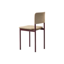 Plan Chair Fully Upholstered, bordeaux/Steelcut Quartet 554