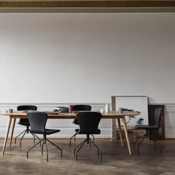 PLAYdinner Lamé spisebord med udtræk, naturolieret eg