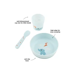 Playground Foodie første spisesæt, blue