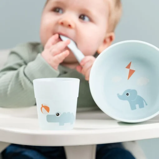 Playground Foodie første spisesæt, blue