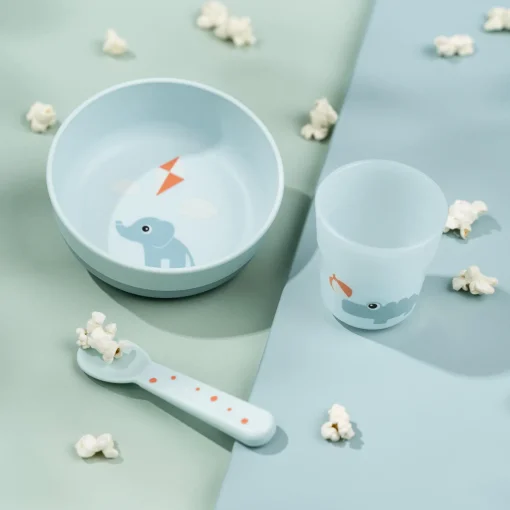 Playground Foodie første spisesæt, blue