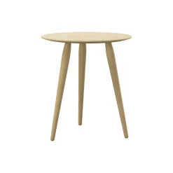 PLAYround Ø45 sofabord, hvidolieret eg