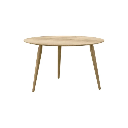 PLAYround Ø75 sofabord, naturolieret eg