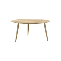 PLAYround Ø90 sofabord, naturolieret eg