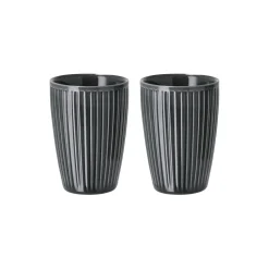 Plissé termokrus 25 cl 2 stk., midnight blue