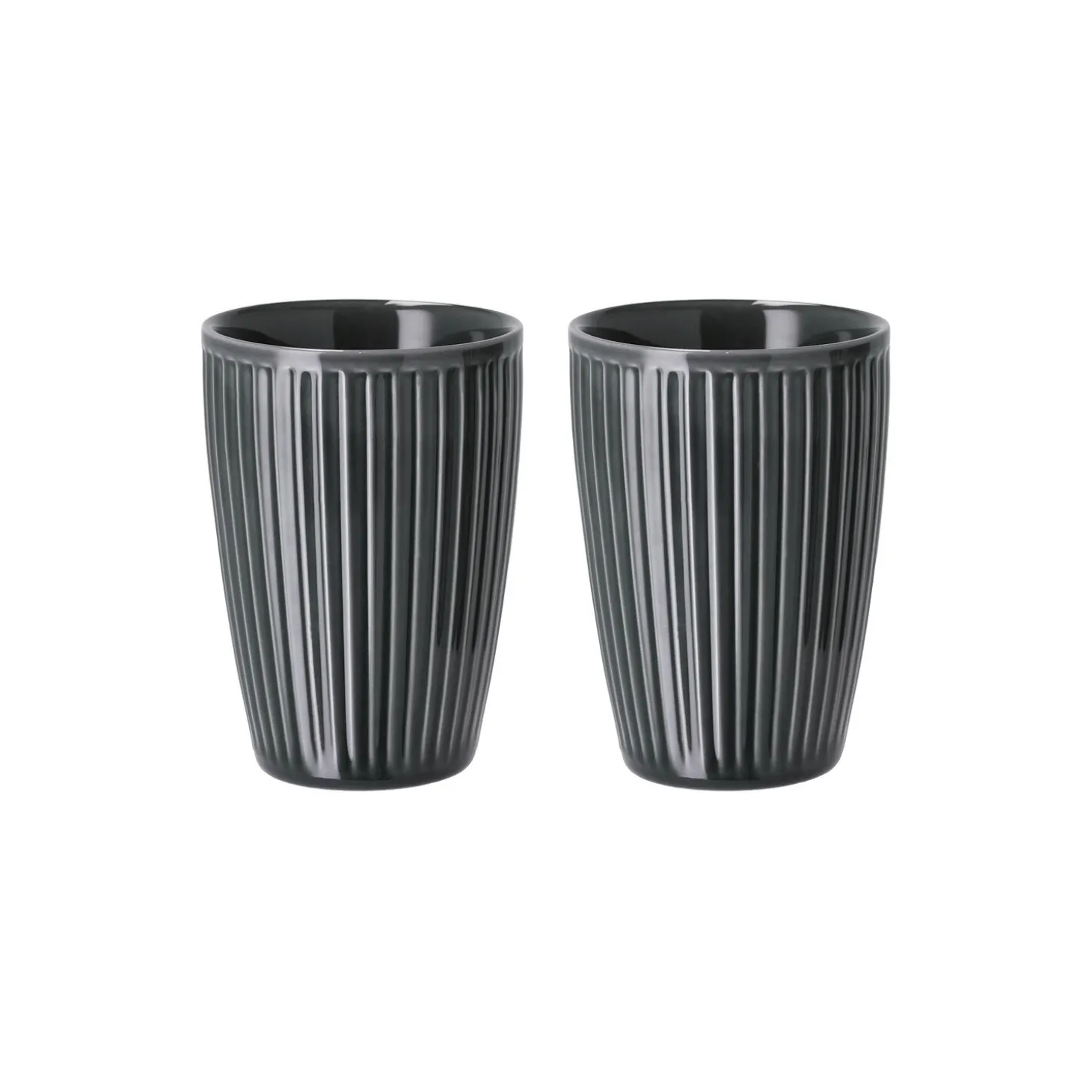 Plissé termokrus 25 cl 2 stk., midnight blue