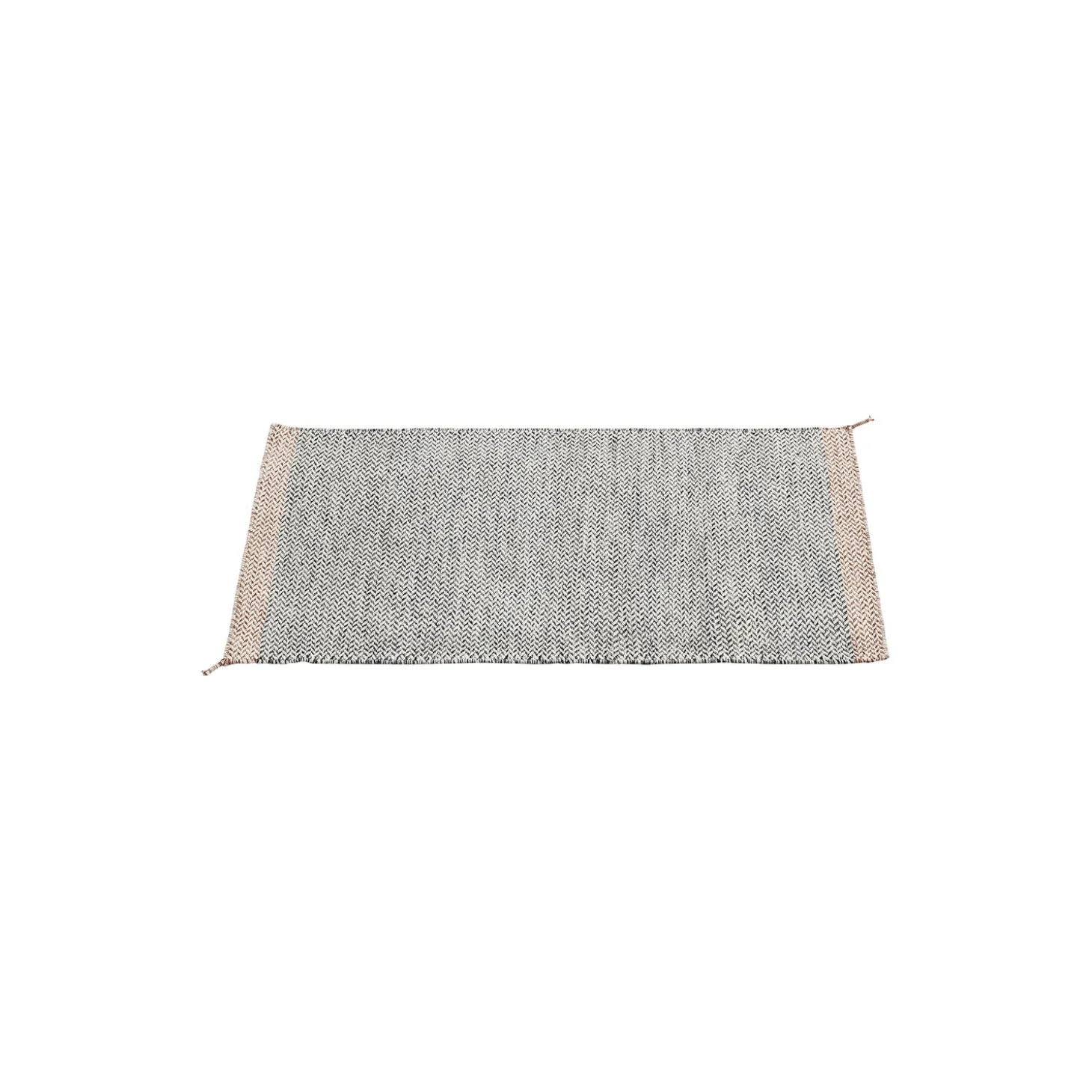 Ply Rug, black/white