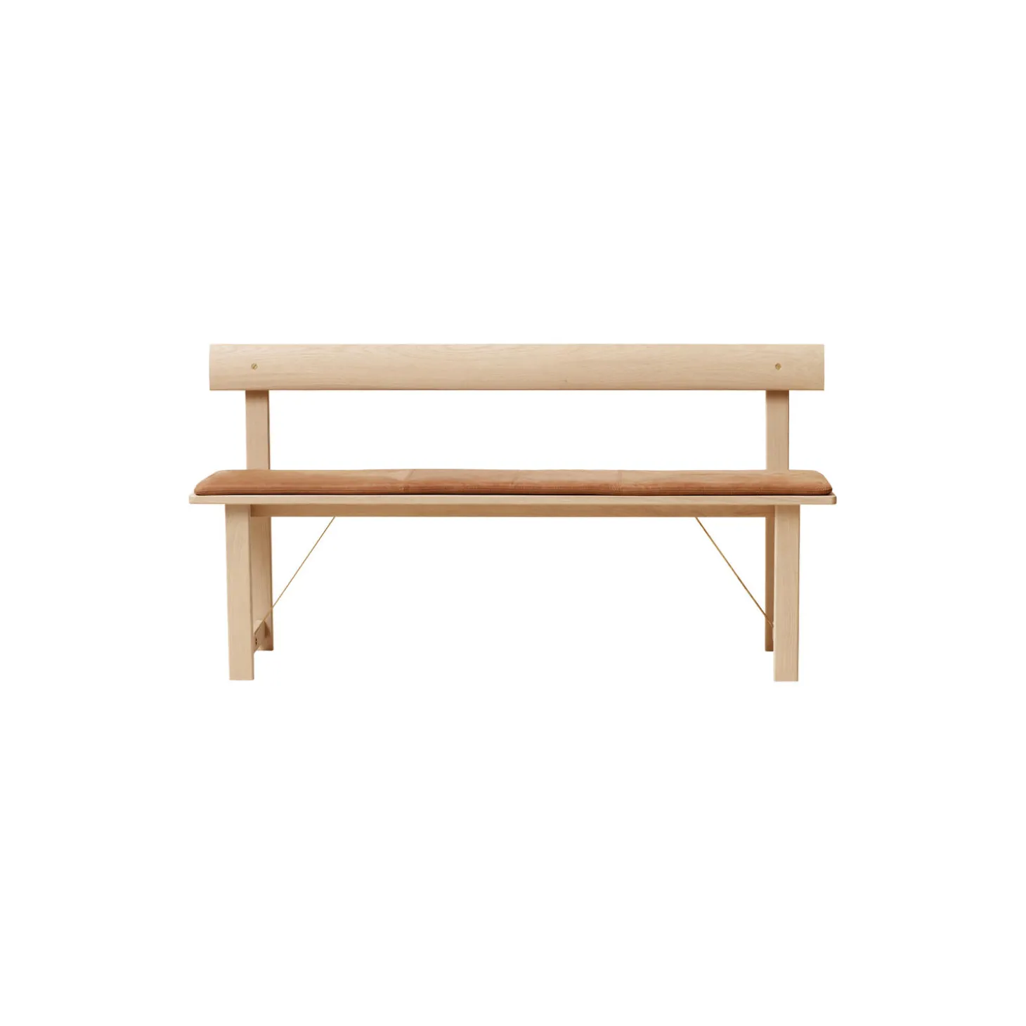 Position Bench 155, white oiled oak