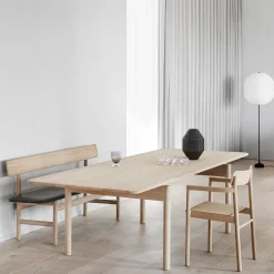 Post Table spisebord 225 cm, soap treated oak