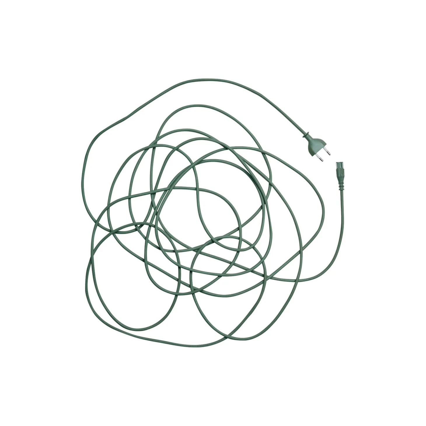 Power Cable 7,5 meters, mossy green