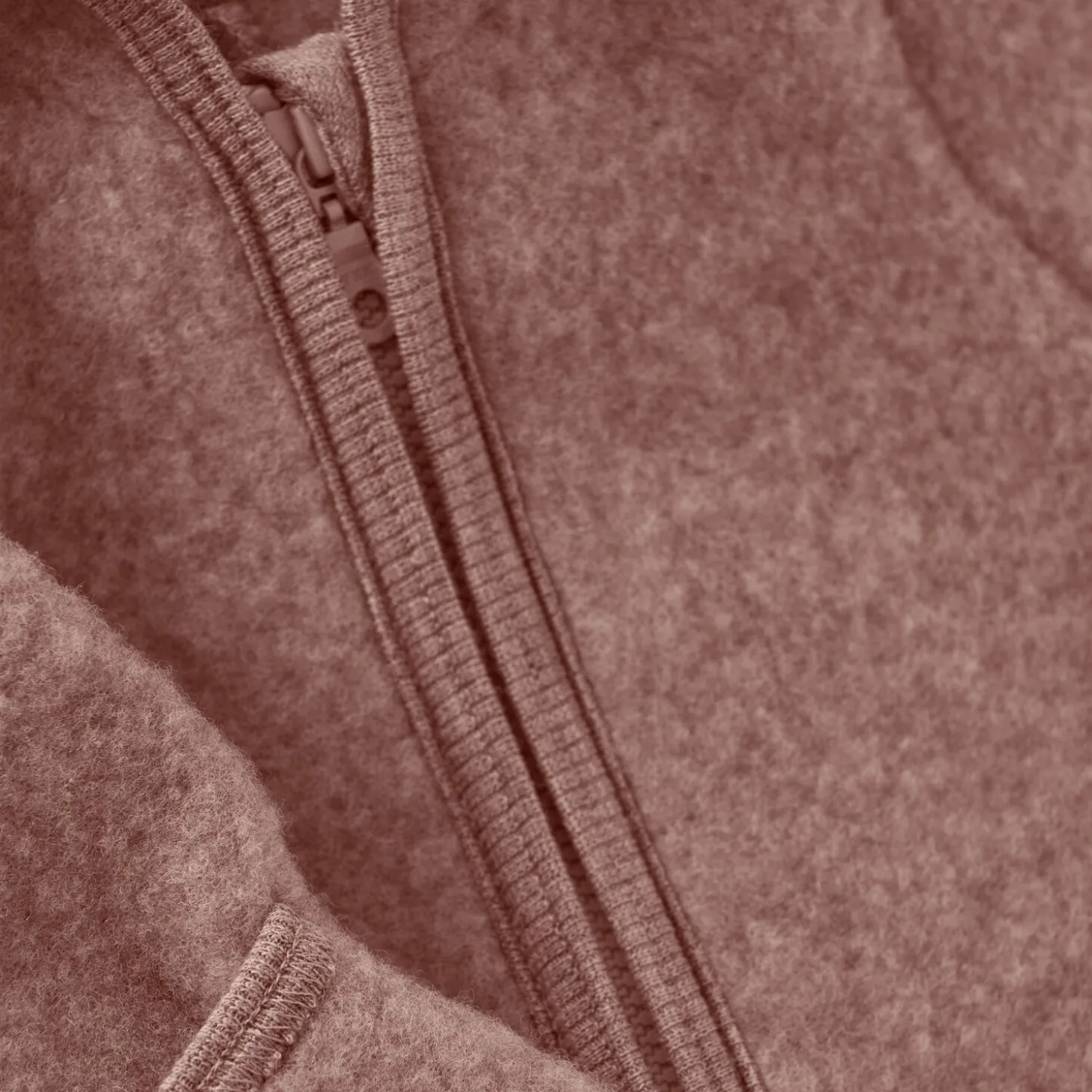 Pram Suit Ears Wool Fleece, burlwood