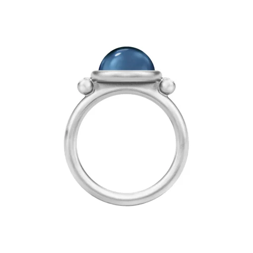 Prime Ring, silver/sapphire blue