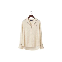 Printed Lyocell Pajama Set, lt beige/off white
