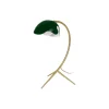 PS38 bordlampe, green/brass