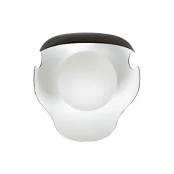 PS38 væglampe, black/brass