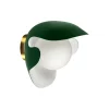 PS38 væglampe, green/brass