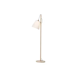 Pull Floor Lamp, oak/white