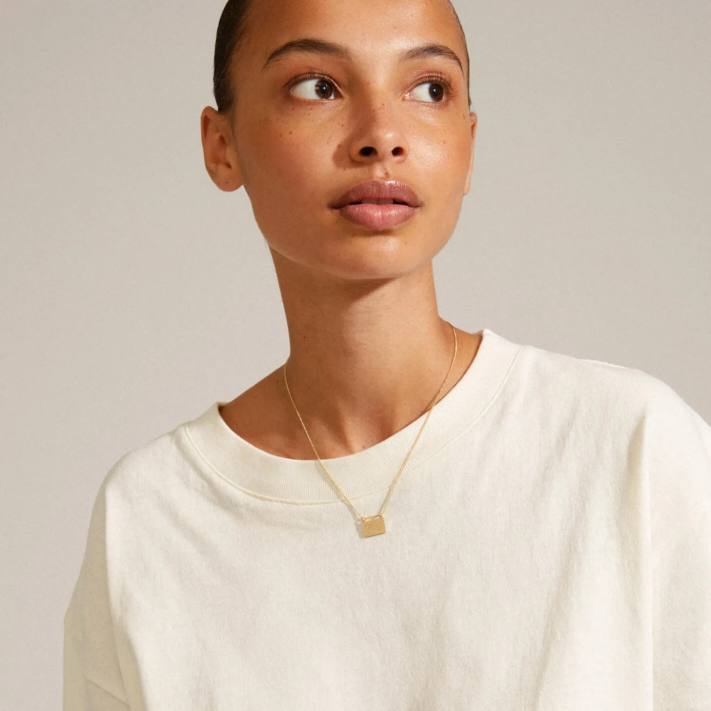PULSE recycled halskæde, guld