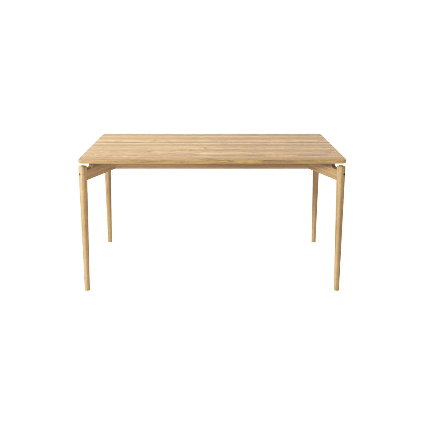 PURE spisebord L140, hvidolieret eg