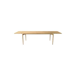 PURE spisebord L190, hvidolieret eg
