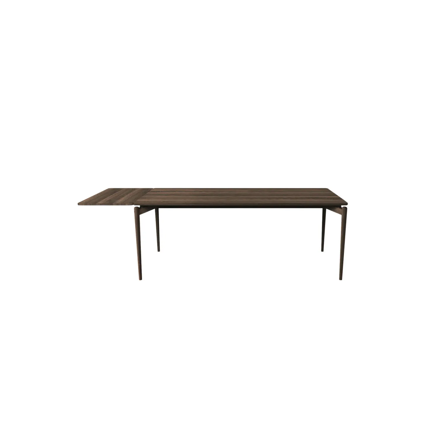 PURE spisebord L190 inkl. 1 tillægsplade, røget eg