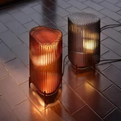 Putki lampe, grå