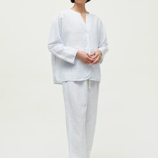 Pyjamas Check, mix blue bell