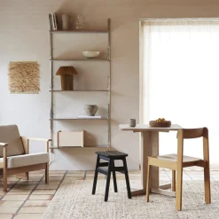 Quatrefoil Table, white oak