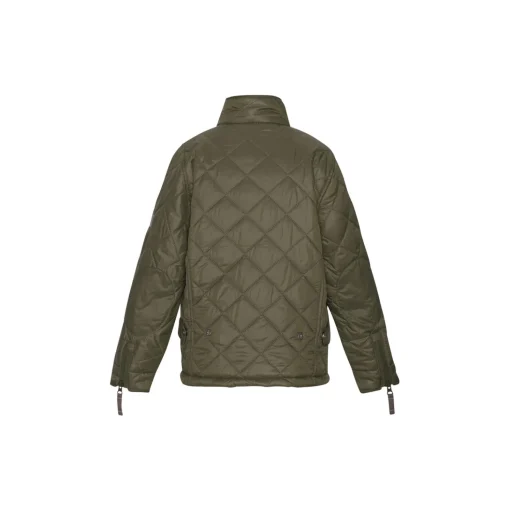 Quilted Boys Jacket, dark olive