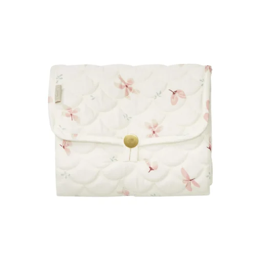 Quiltet pusleunderlag, windflower creme
