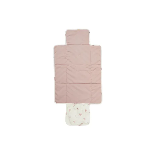 Quiltet pusleunderlag, windflower creme