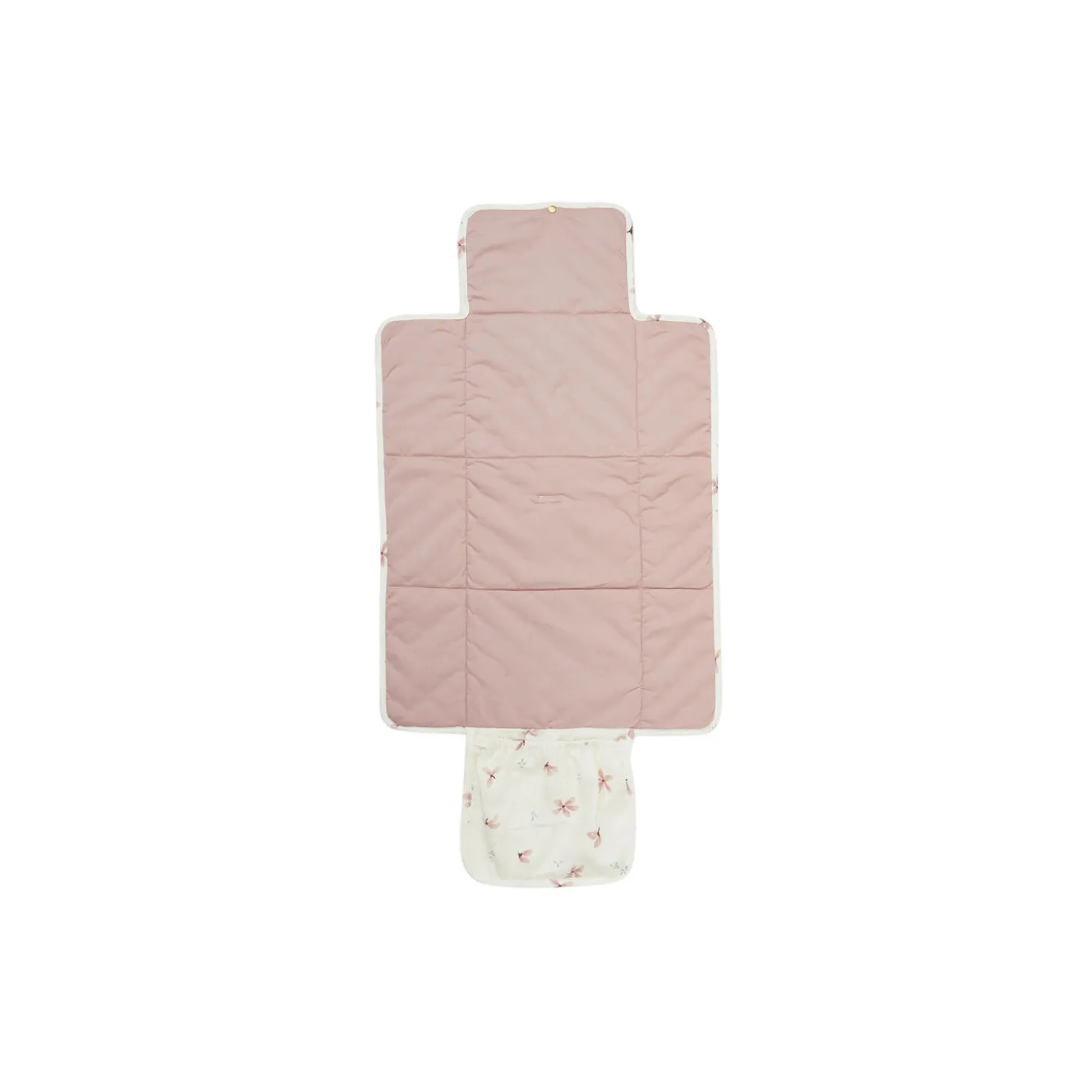 Quiltet pusleunderlag, windflower creme