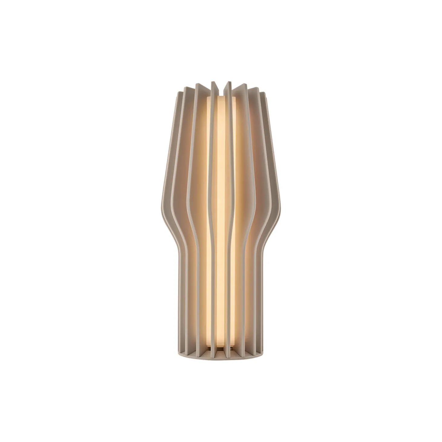 Radiant LED batterilampe, pearl beige