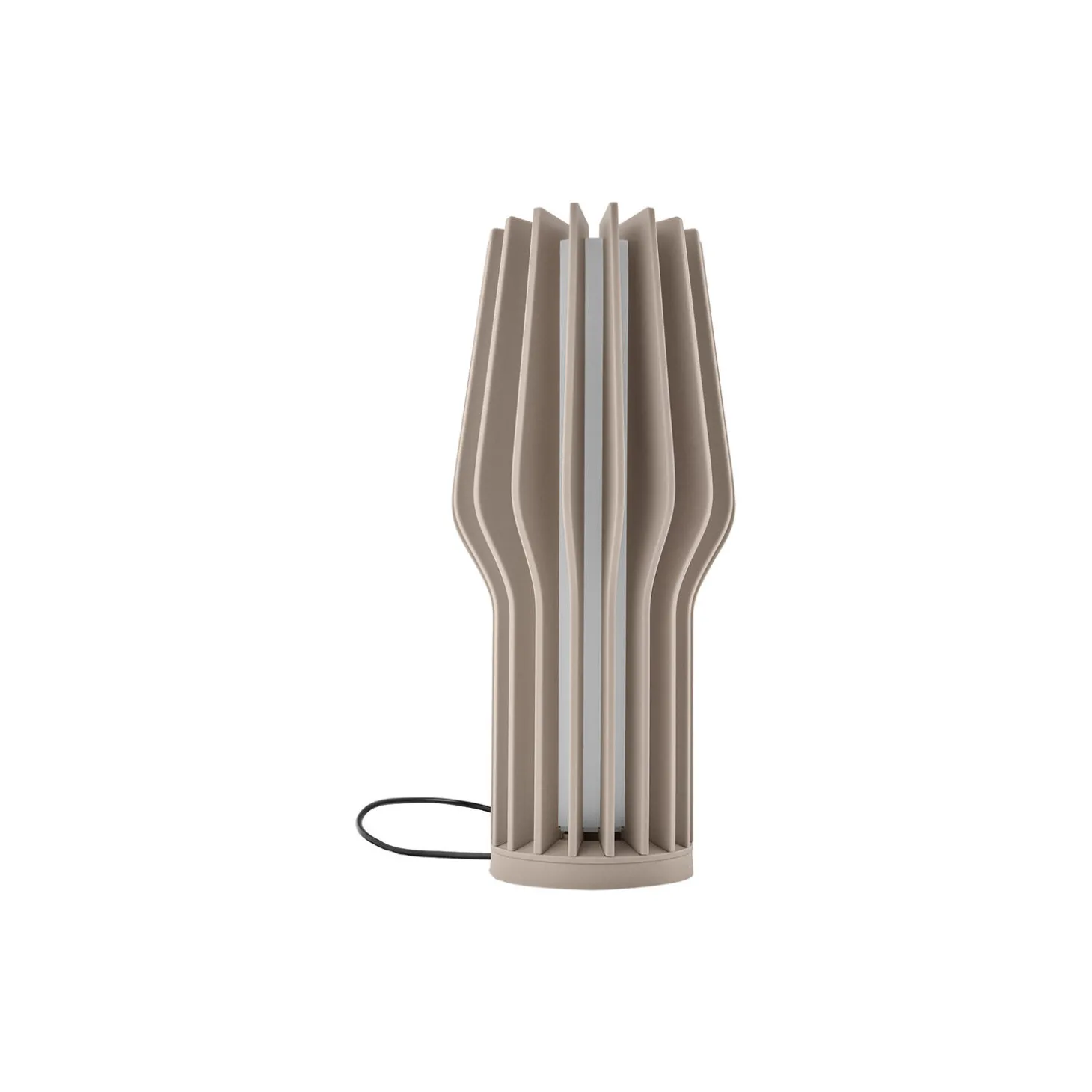 Radiant LED batterilampe, pearl beige