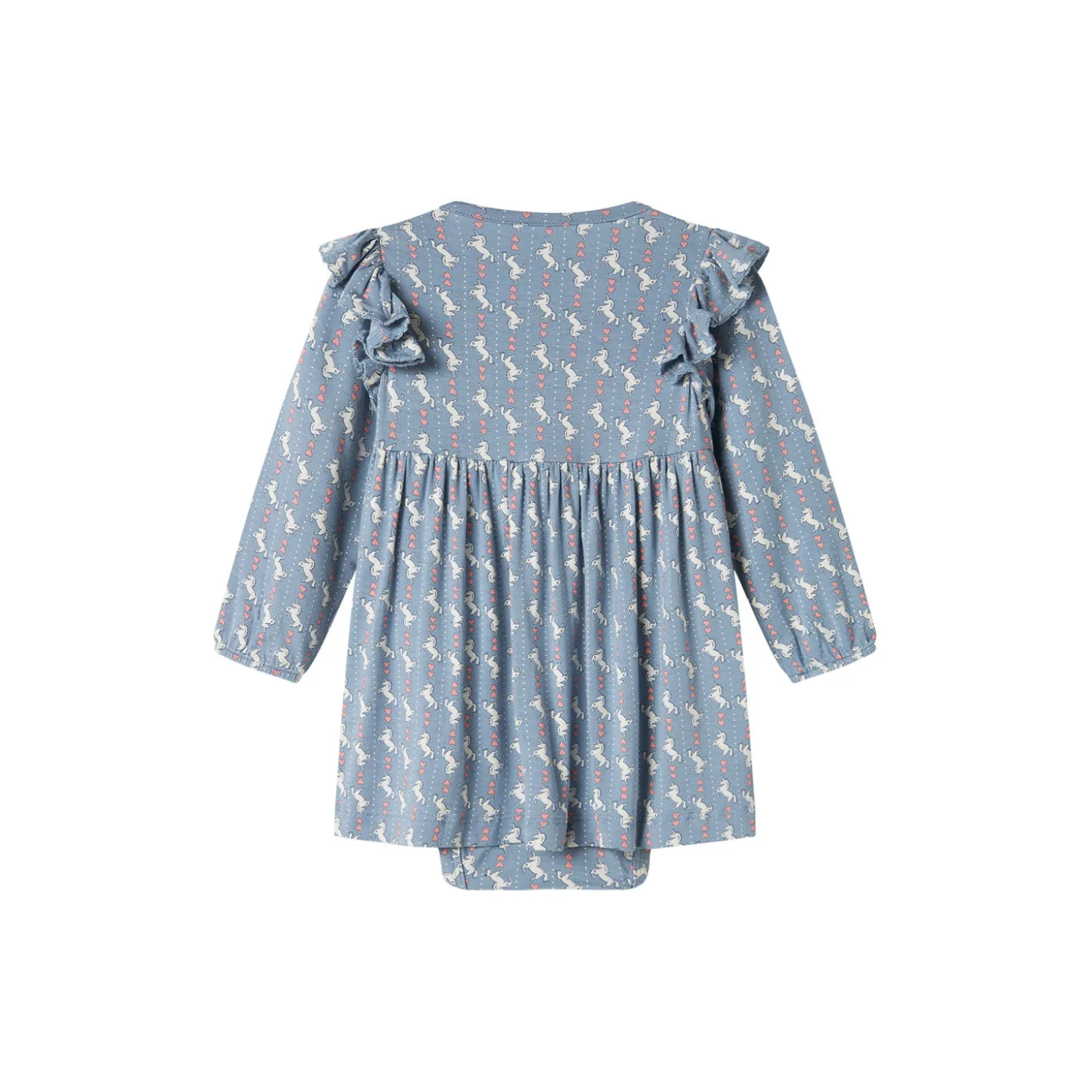 Ramona Frill LS Dress, unicorn dream