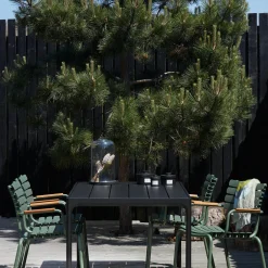 ReCLIPS bambus spisebordsstol, olive green