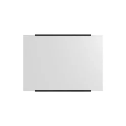 Rectangular Wall Mirror, black