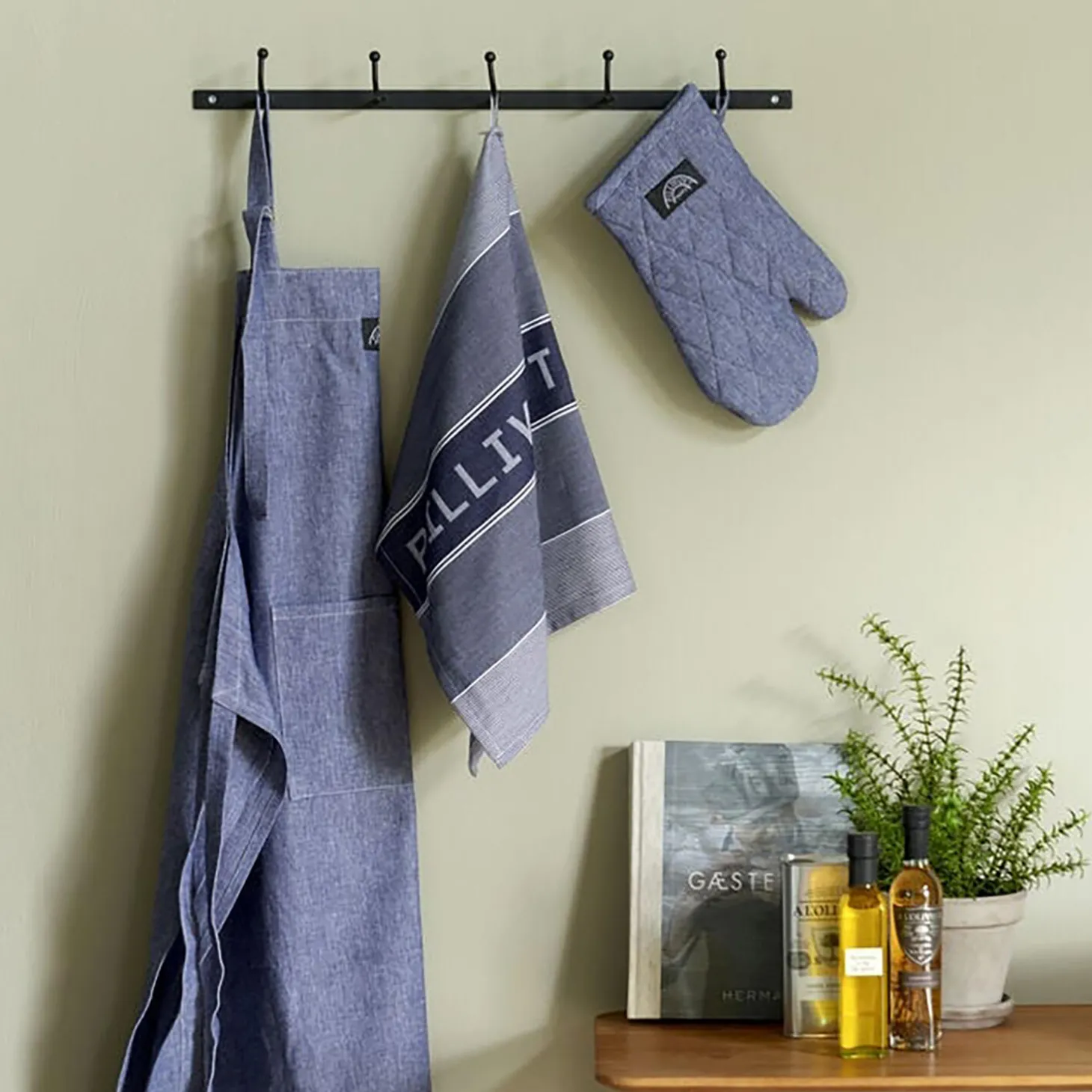 Recycle grillhandske, navy