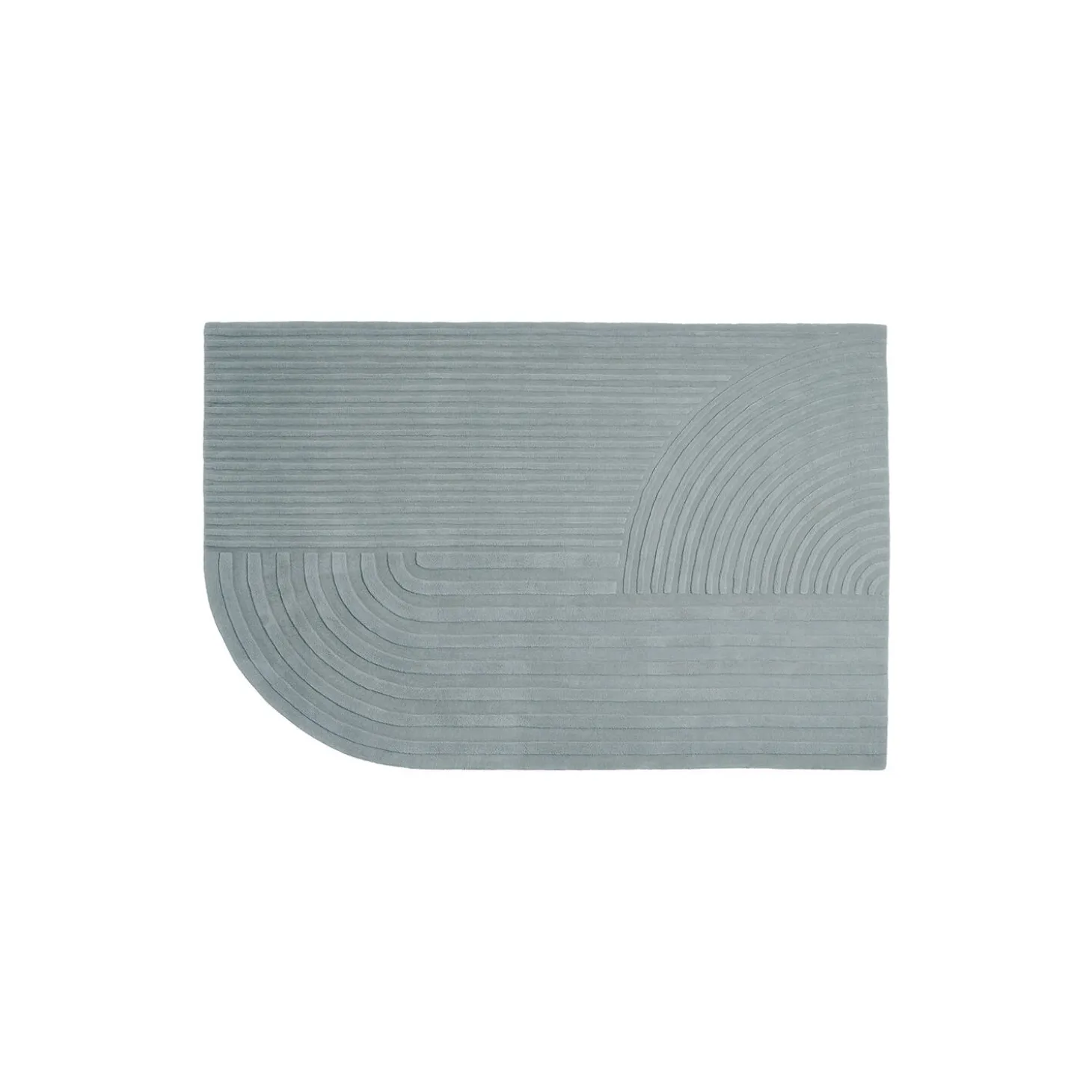 Relevo Rug, sage green