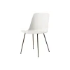 Rely HW6 spisebordsstol, white/bronze