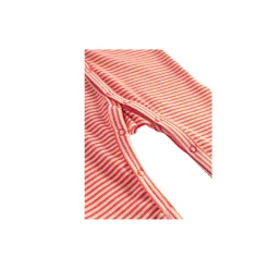 Rena LS Romper, red stripe