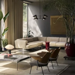 RFH RD8 Lounge Chair, walnut/beech/hallingdal 227