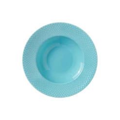 Rhombe Color dyb tallerken Ø 24,5 cm, turkis