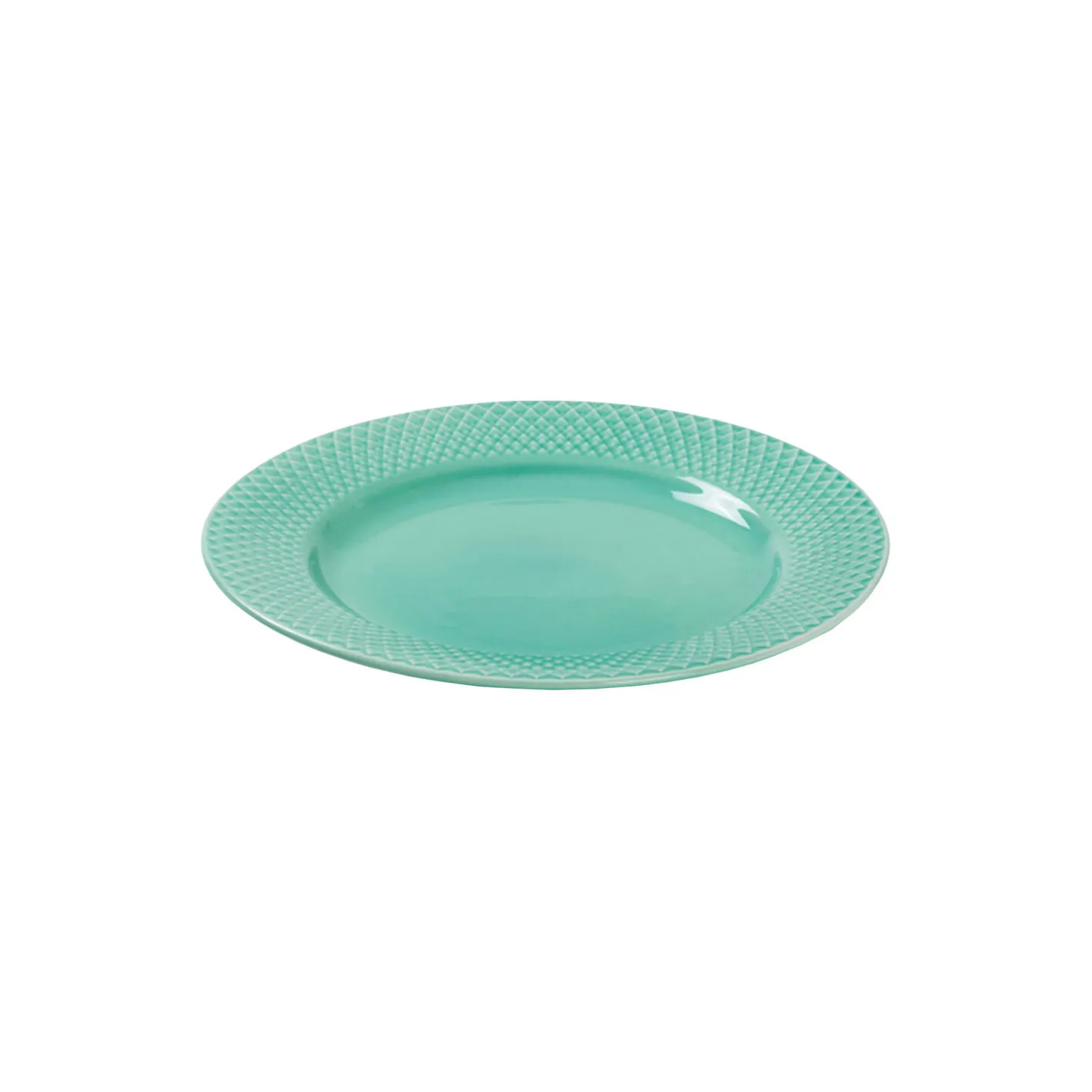 Rhombe Color frokosttallerken Ø 21 cm, aqua