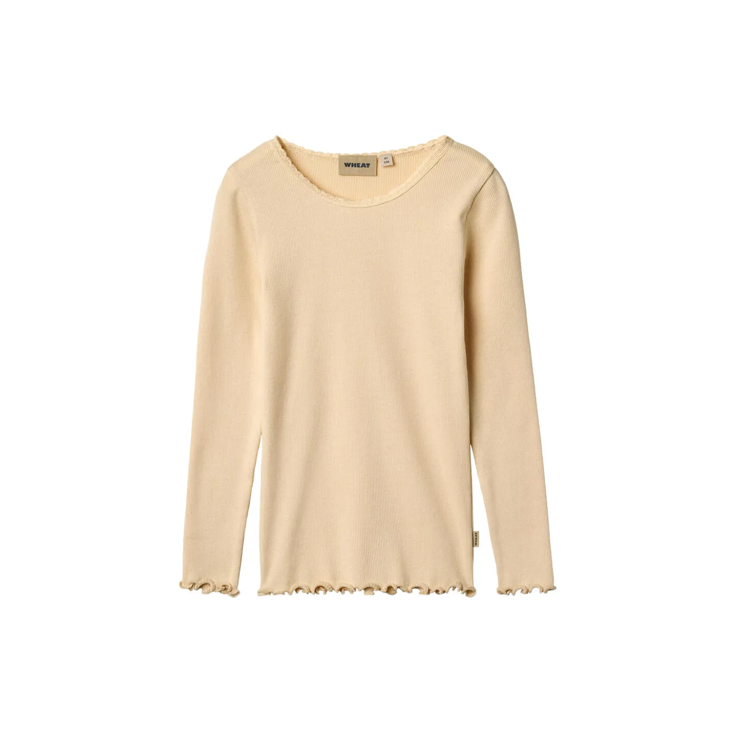 Rib T-shirt Reese, 9430 macadamia