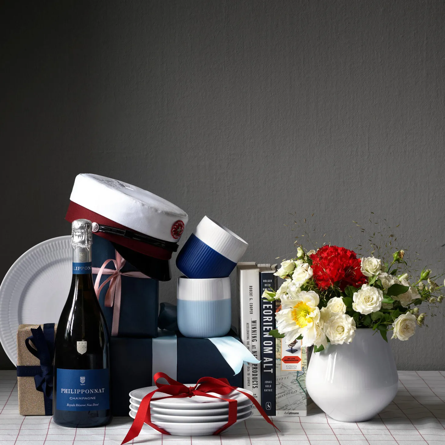 Riflet Contrast krus 35 cl, mega blå